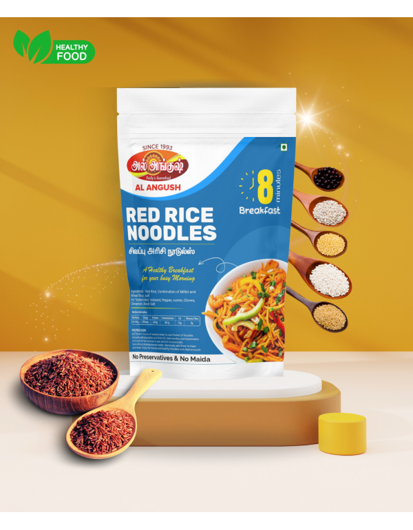 Red Rice Millet Instant Noodles – Ready in 8 Minutes | Alangush